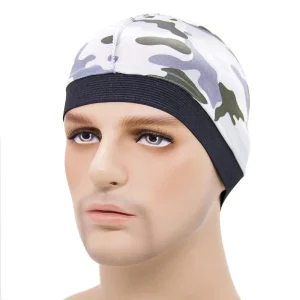 boné de onda camuflado cinza