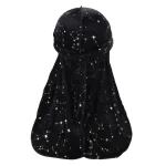 durag veludo preto estrela