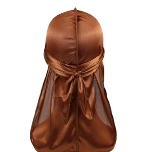 durag de cetim marrom