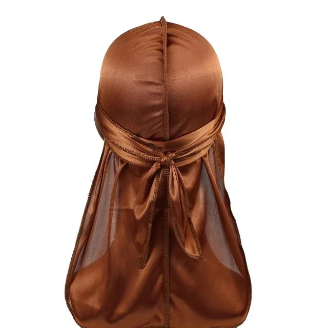 Durag de Cetim Marrom