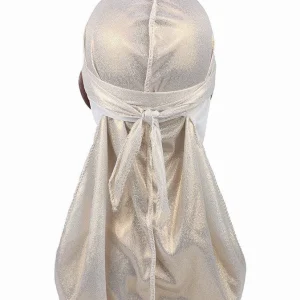 durag brilhante bege
