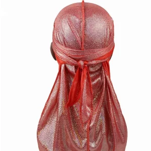 durag brilhante vermelho