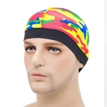 boné de onda camuflado multicolorido