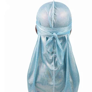 durag brilhante azul