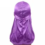 durag de cetim roxo
