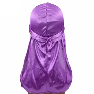 durag de cetim roxo