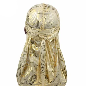 Durag dourado flor