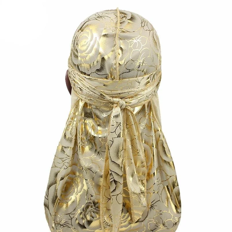 Durag dourado flor