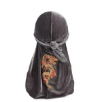 durag veludo cinza dragão