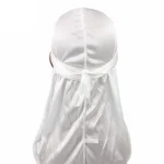 durag de cetim branco