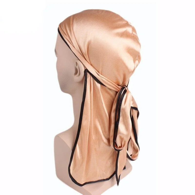 durag dourado com borda preta