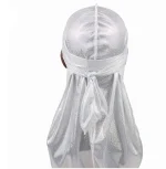 durag brilhante branco