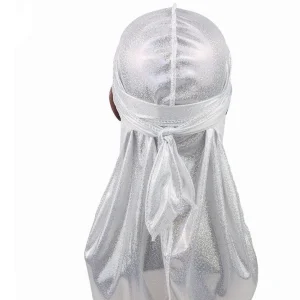 durag brilhante branco
