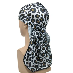 durag leopardo branco