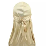 durag de cetim bege