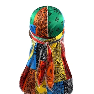 bandana durag multicolorido