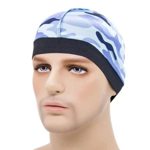 boné de onda camuflado azul