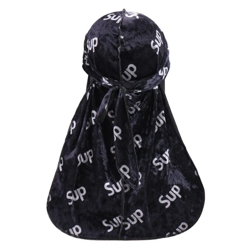 Durag de Veludo Supreme Preto