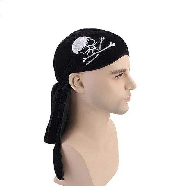 Durag Veludo Caveira
