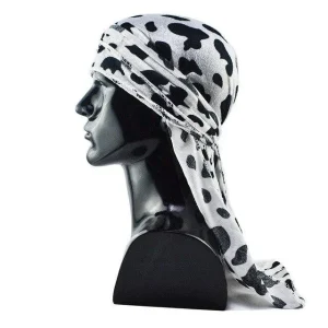 durag veludo padrão vaca
