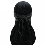 durag de luxo preto