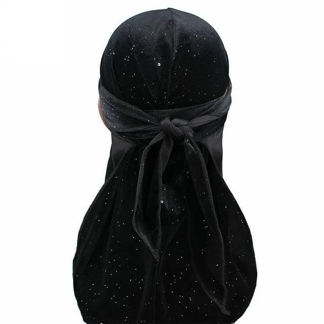 Durag de Luxo Preto
