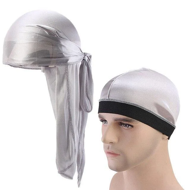 Durag Masculino Cinza