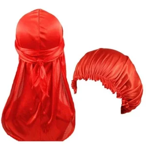 durag feminino touca vermelha
