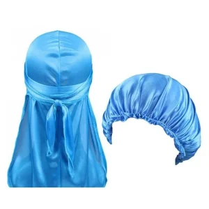 durag boné azul claro
