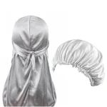 durag feminino touca cinza