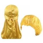 durag feminino touca amarela