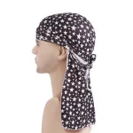 durag masculino preto estrela
