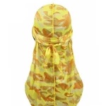 durag masculino camuflagem amarela