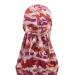 durag masculino camuflagem roxa