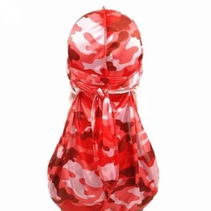 durag masculino camuflagem laranja