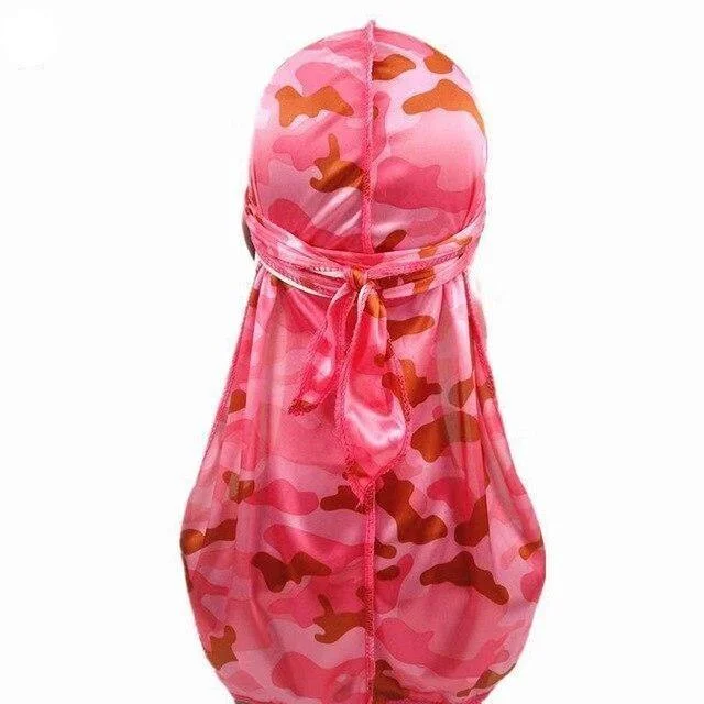 Durag Feminino Camuflagem Rosa