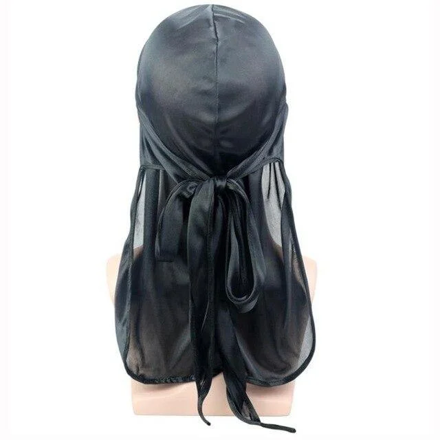 durag masculino transparente cinza