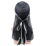 durag masculino com borda branca