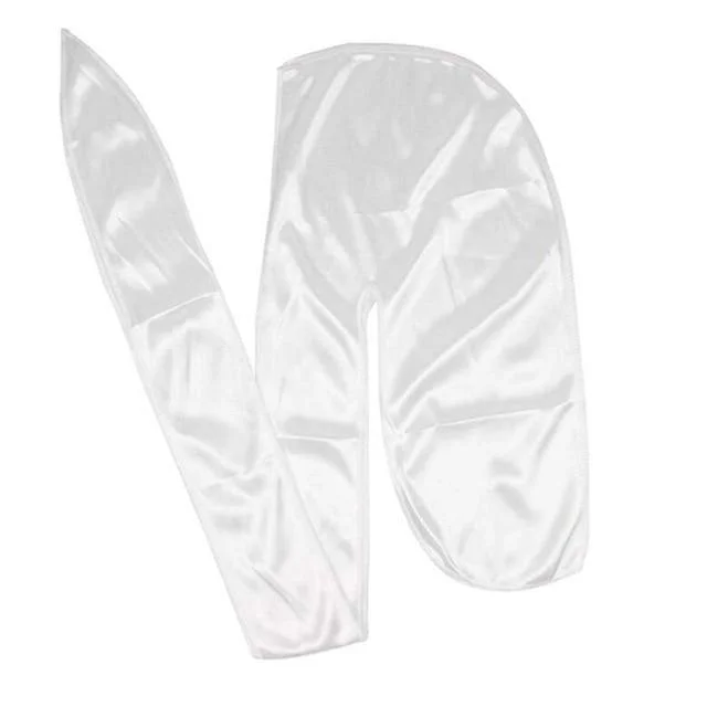 Durag Feminino Satin Branco
