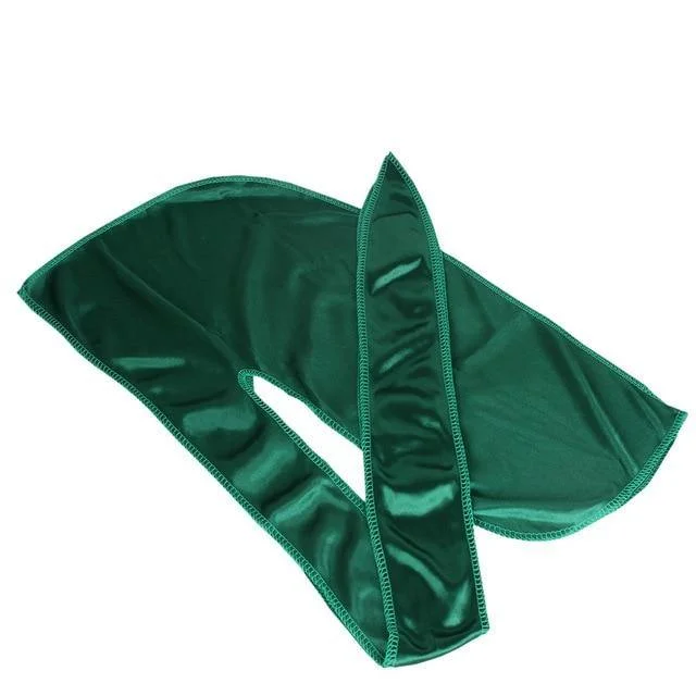 Durag Feminino de Cetim Verde