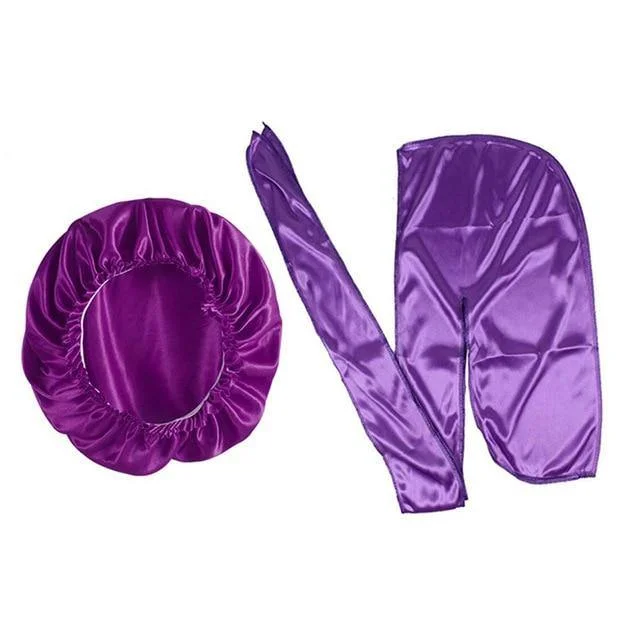 durag feminino cetim roxo