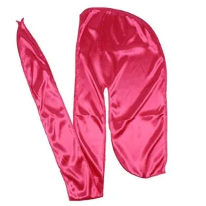durag feminino satin rosa