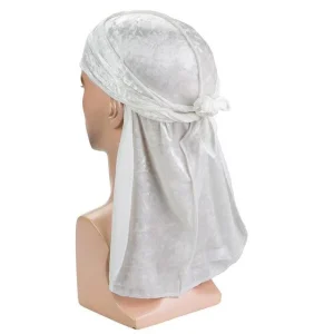 durag de veludo branco