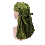 durag veludo mulher verde