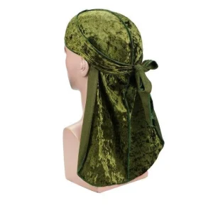 durag veludo mulher verde