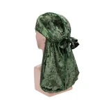 durag masculino veludo verde