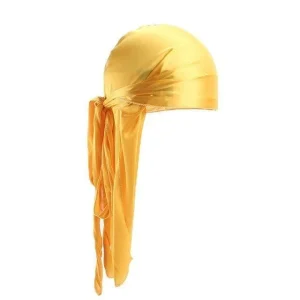 durag masculino amarelo