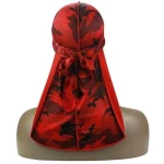 durag masculino camuflagem vermelha