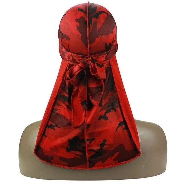 Durag Masculino Camuflagem Vermelha