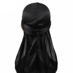 durag de seda preta